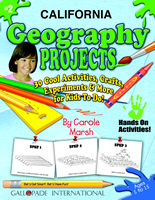 California Geography Projects - 30 Cool Activities, Crafts, Experiments & More for Kids to Do to